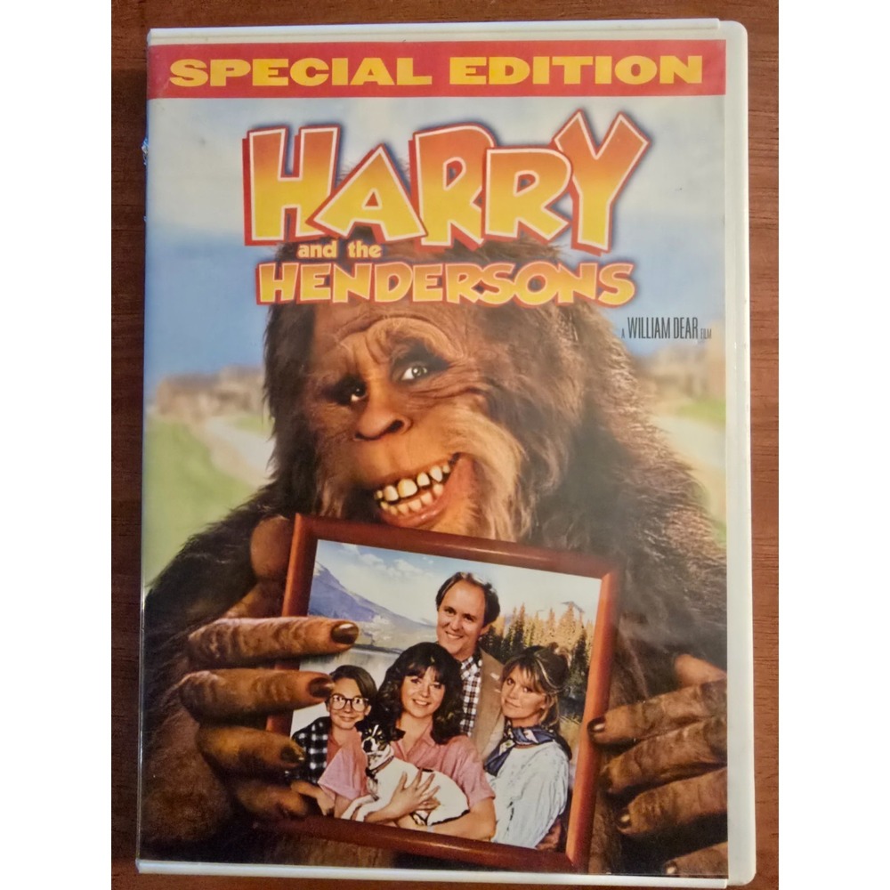 Harry and the Hendersons (DVD, 1987), Lithgow, Excellent Condition